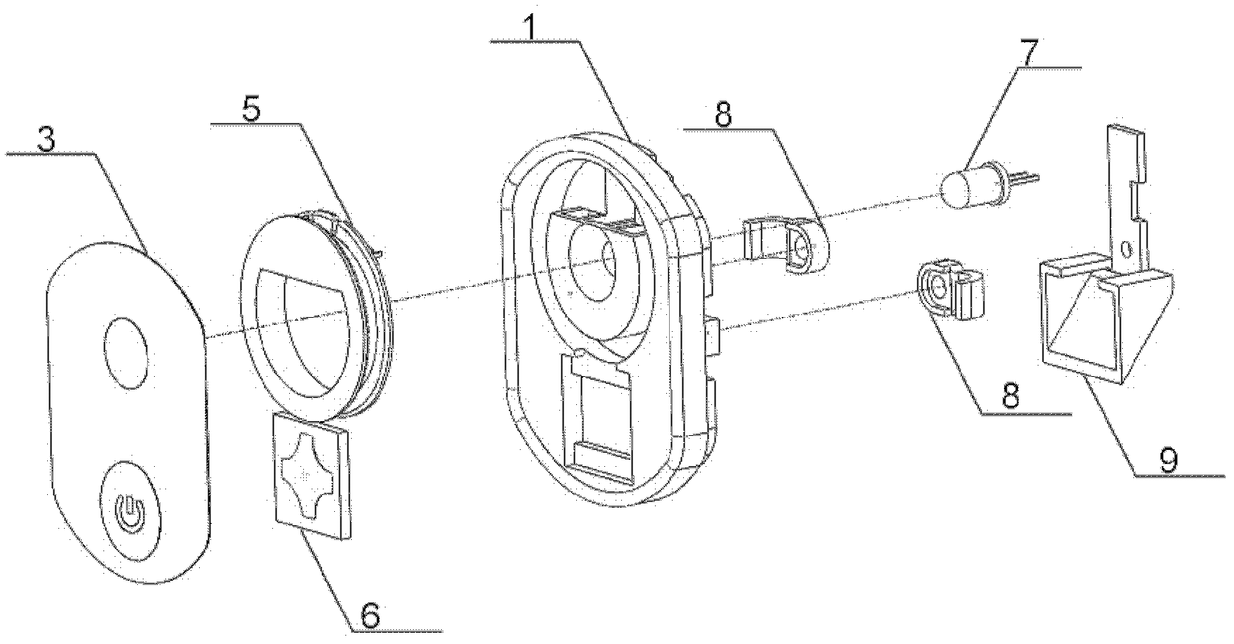 Induction antenna assembly for radio frequency identification (RFID) intelligent identity identification system of electric vehicle