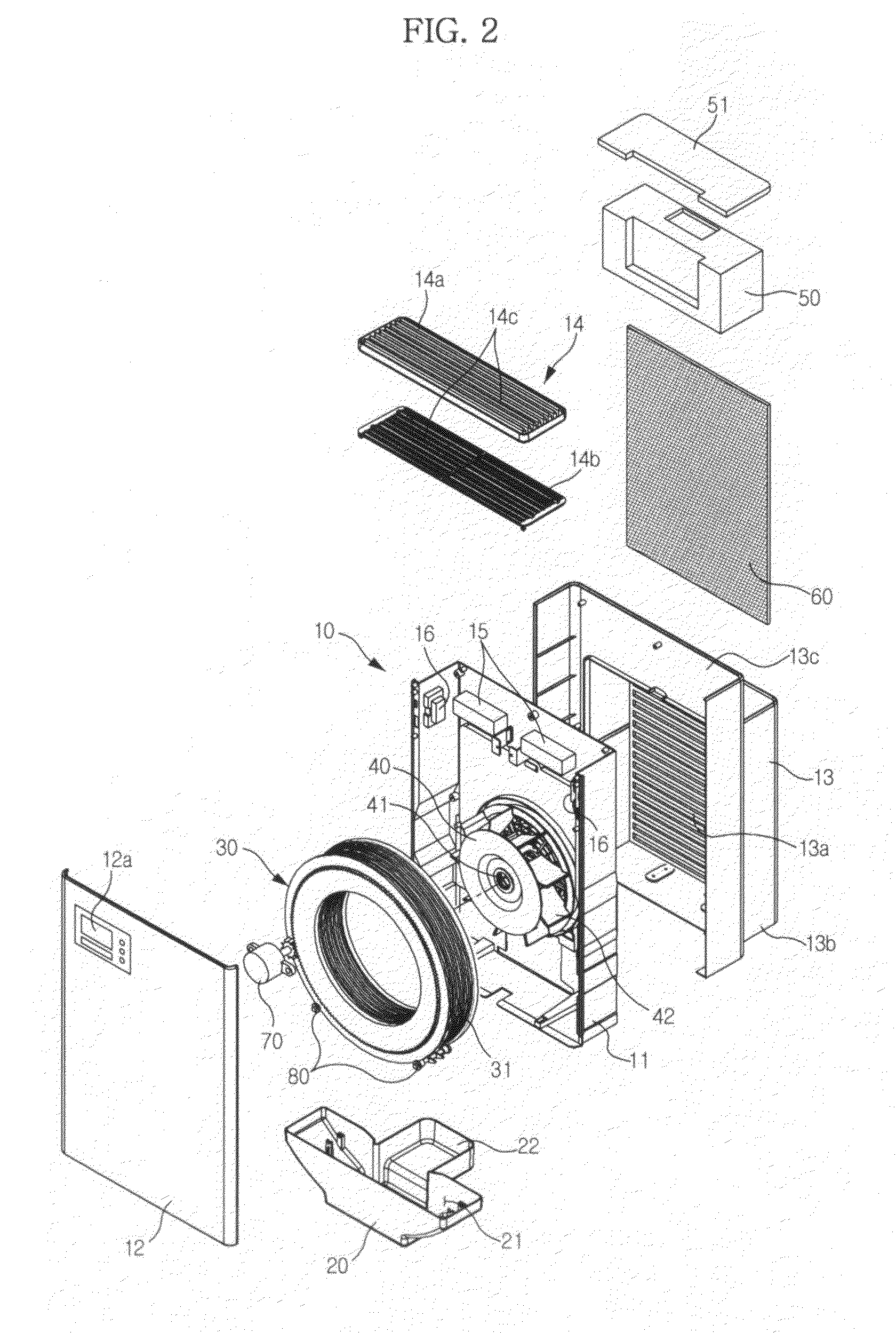Air cleaning humidifier and disc assembly thereof