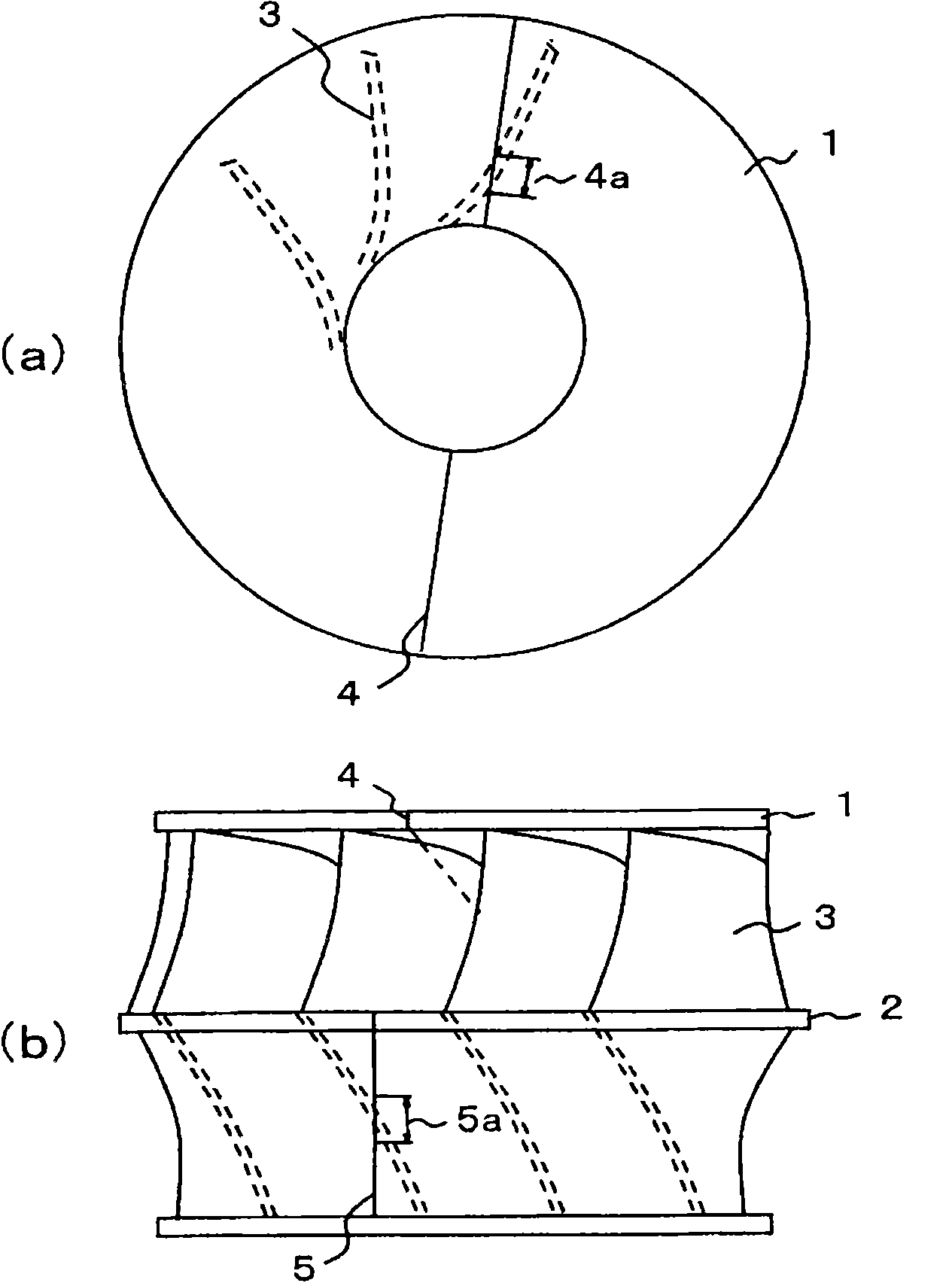 Assembling method of upper canopy or lower ring and assembling method of runner