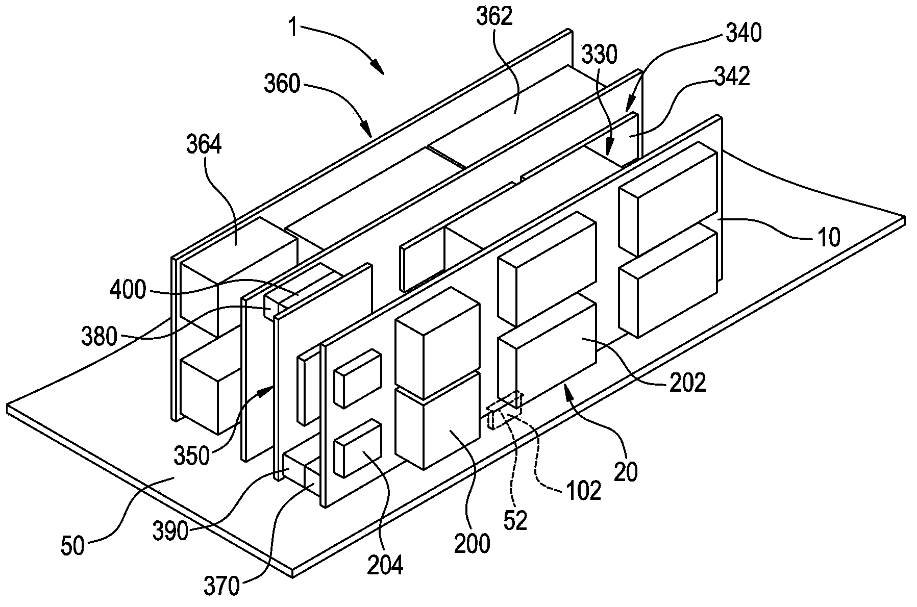 Combined power source device and power source system with same