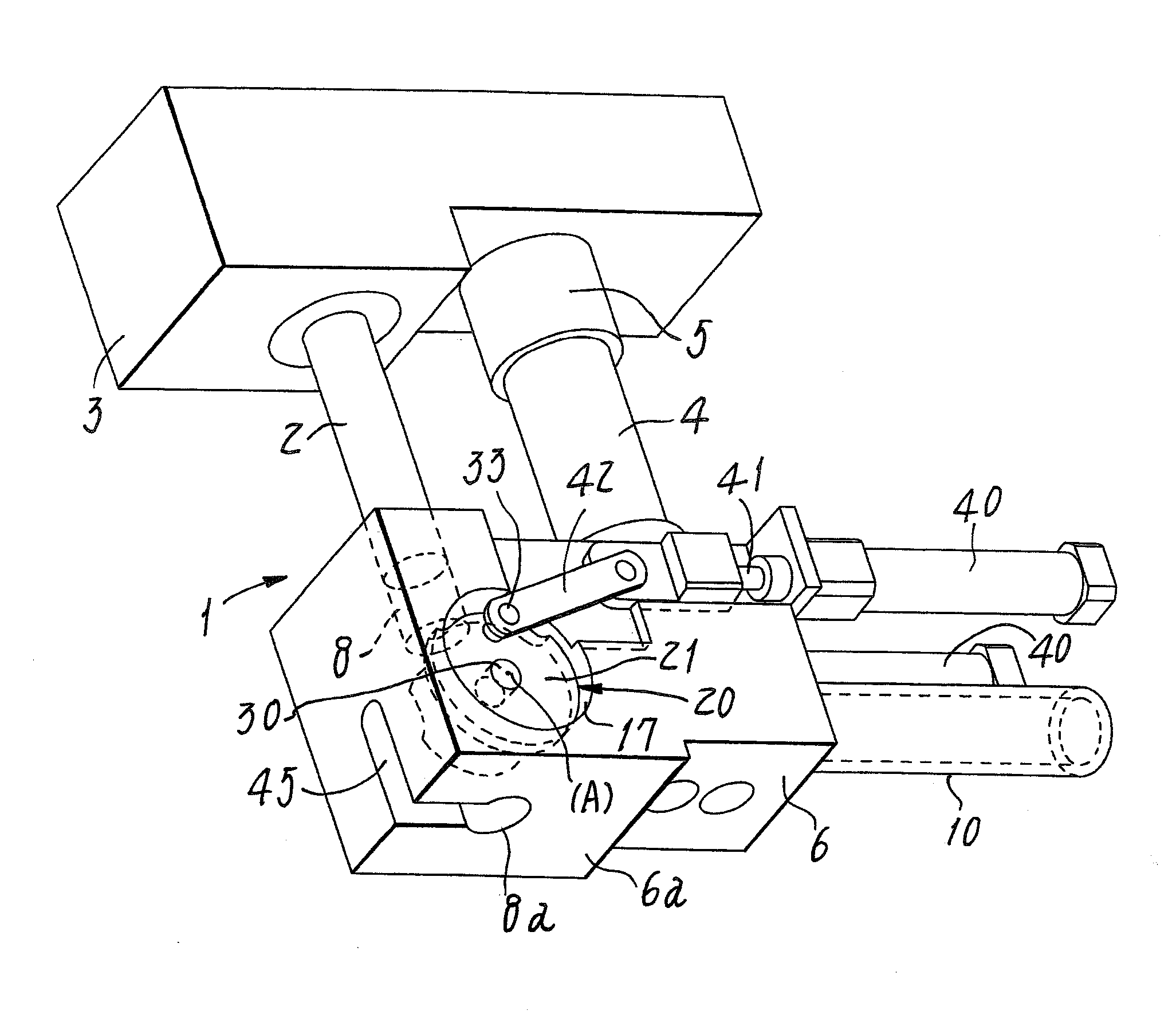 Apparatus for aligned supply of fastening parts