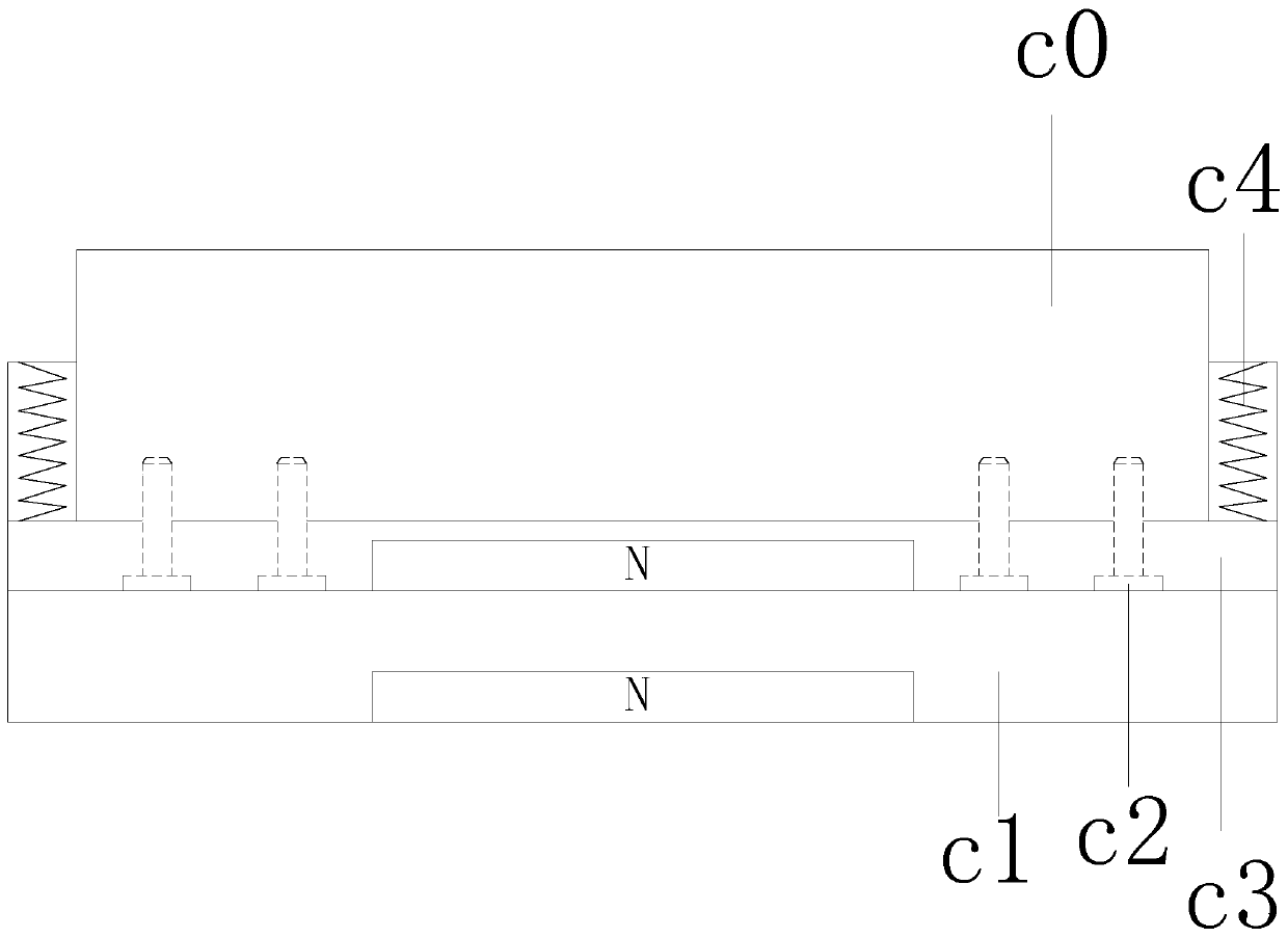 Road roller mud scraping device capable of realizing extending and retracting of mud scraping plates through centrifugal force