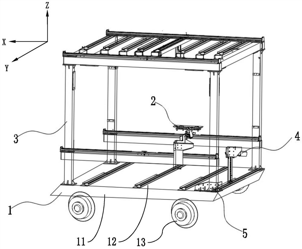 Anchoring, lining and guniting all-in-one machine