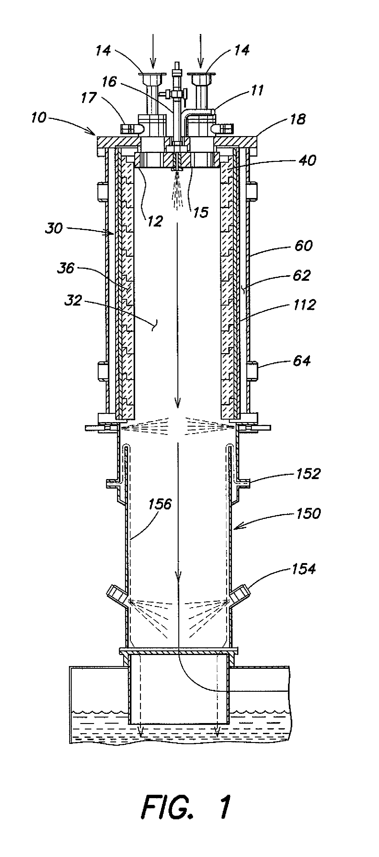 Methods and apparatus for preventing deposition of reaction products in process abatement reactors