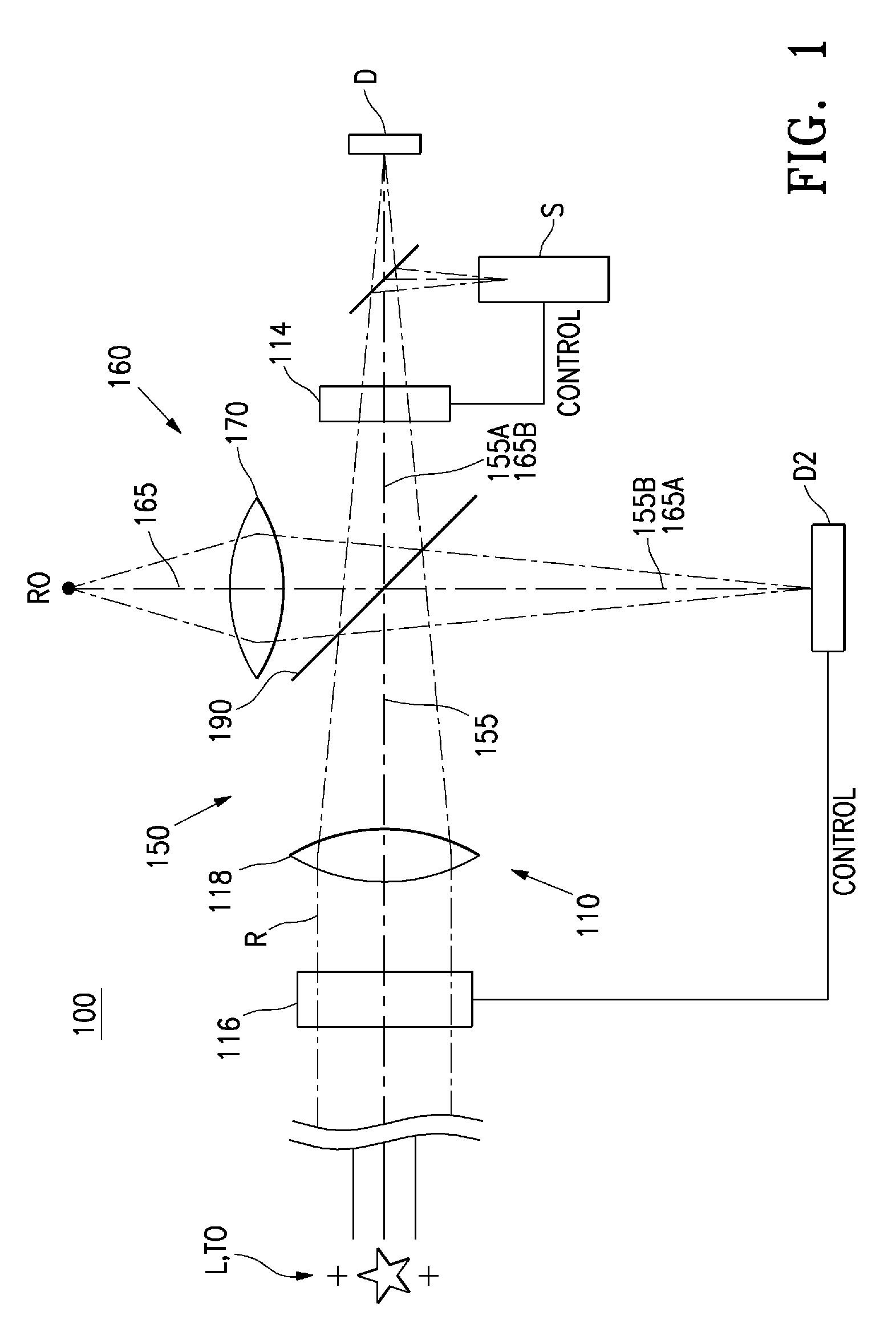 Adaptive optics imaging system with object acquisition capability