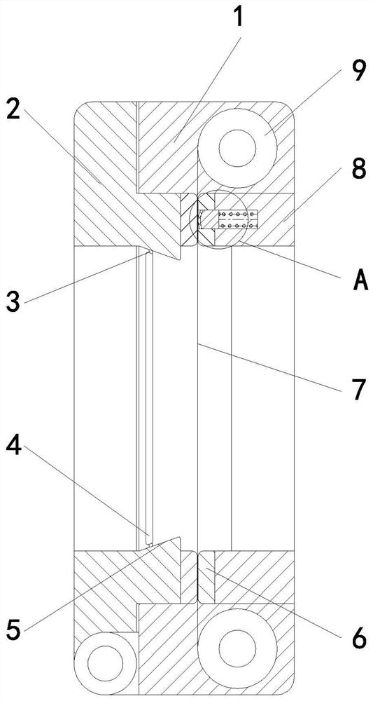 Surface type reverse osmosis membrane filter element