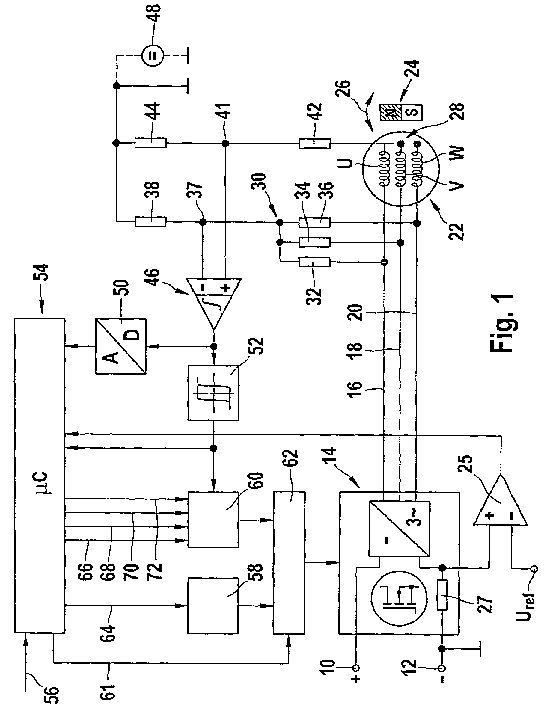 Method for starting a sensorless, electronically commutatable direct current motor