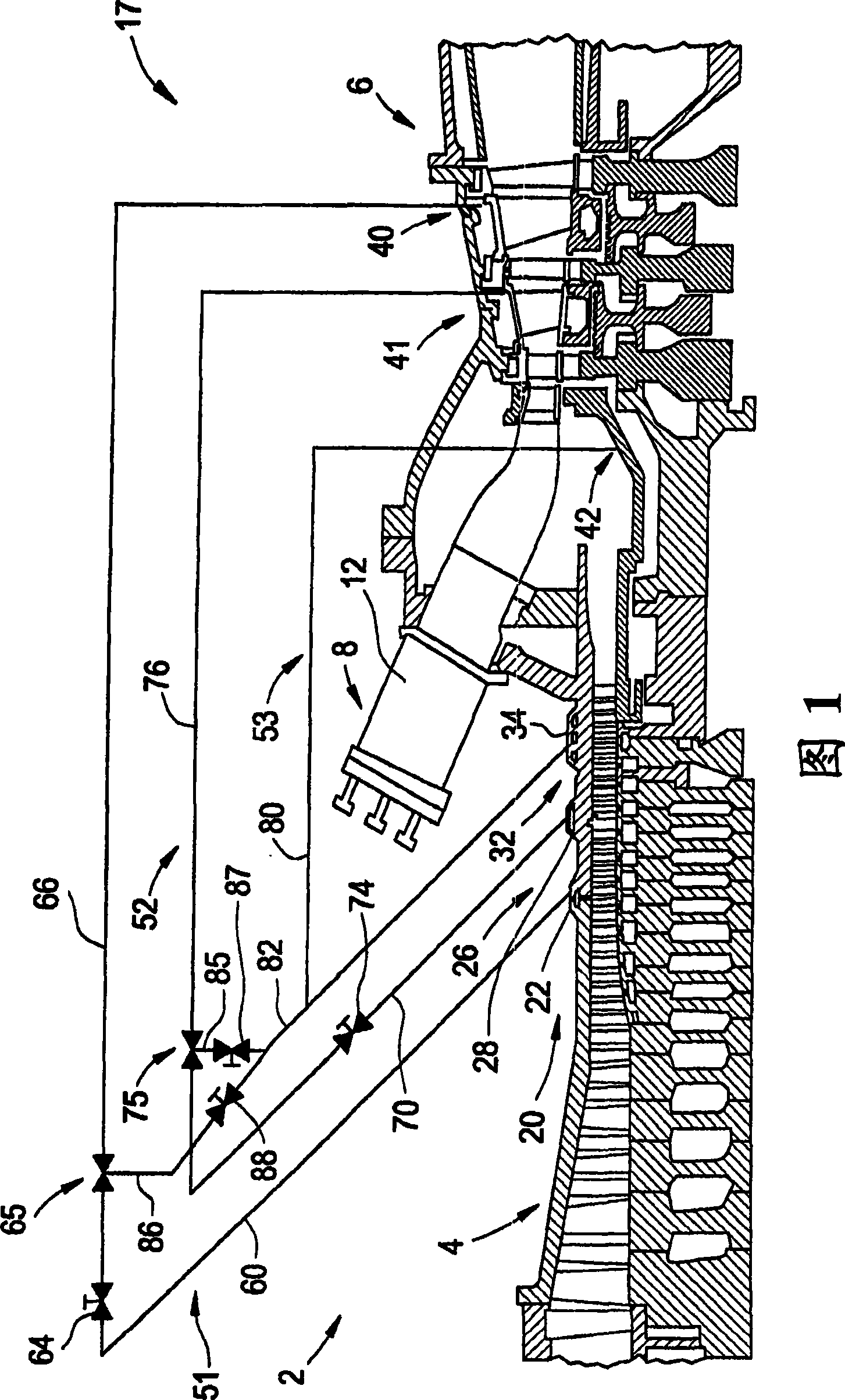 System for delivering air from a multi-stage compressor to a turbine portion of a gas turbine engine