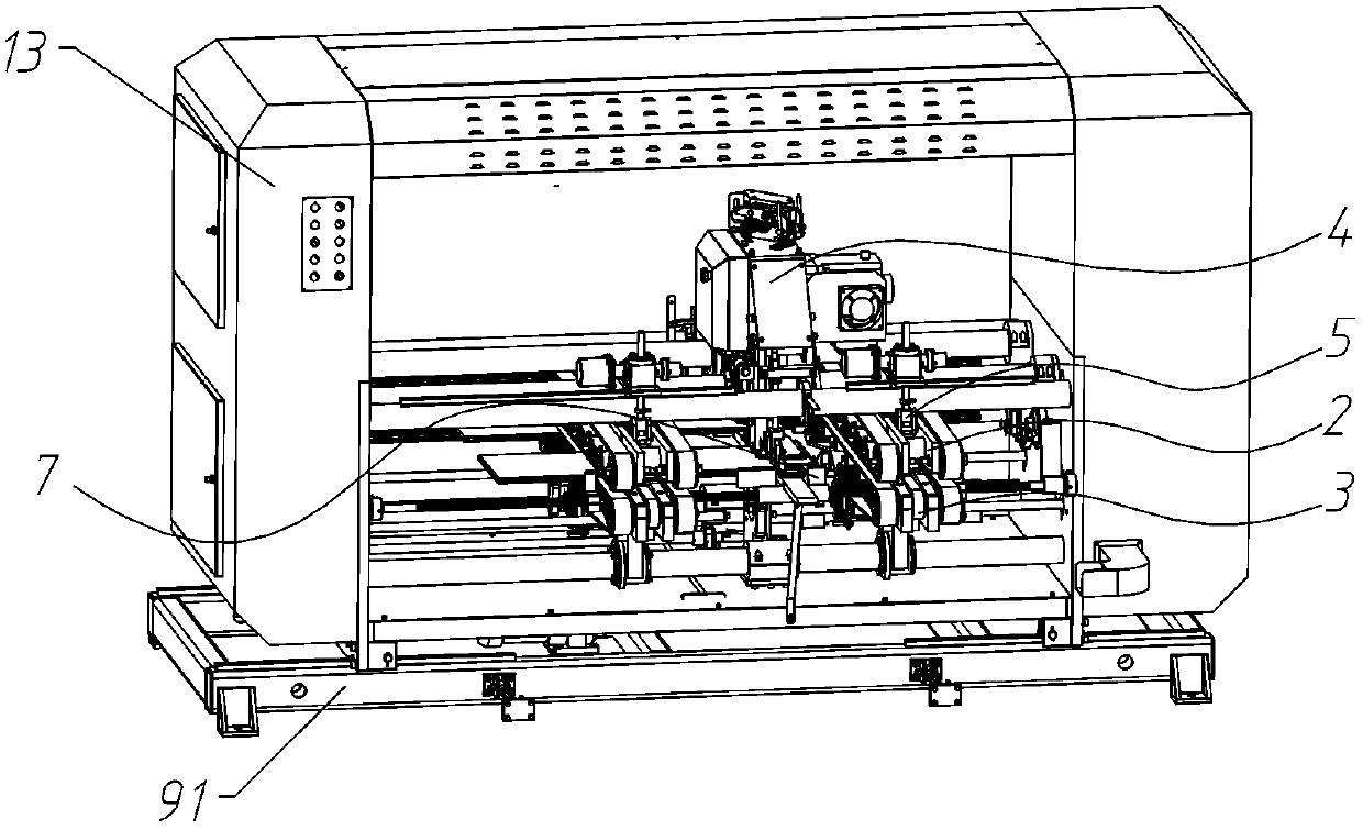Carton stapler with paper board clamping positions being changeable