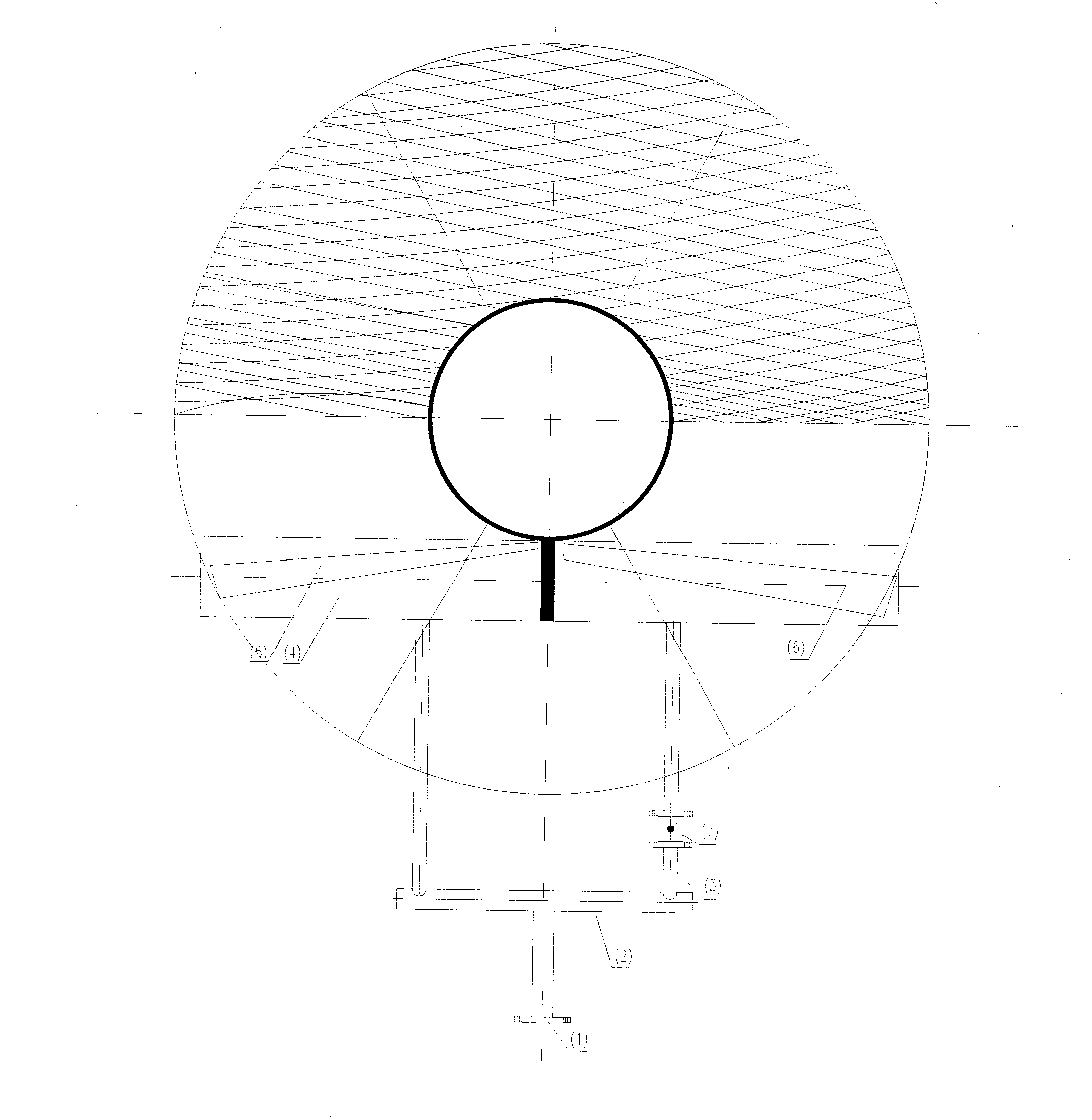 Reverse suction device of a fiber rotary disc filter