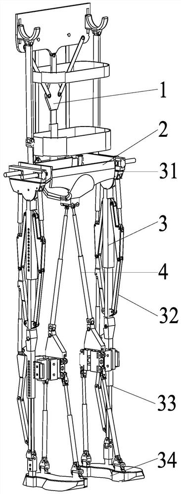Exoskeleton robot for lower limb paraplegia patient