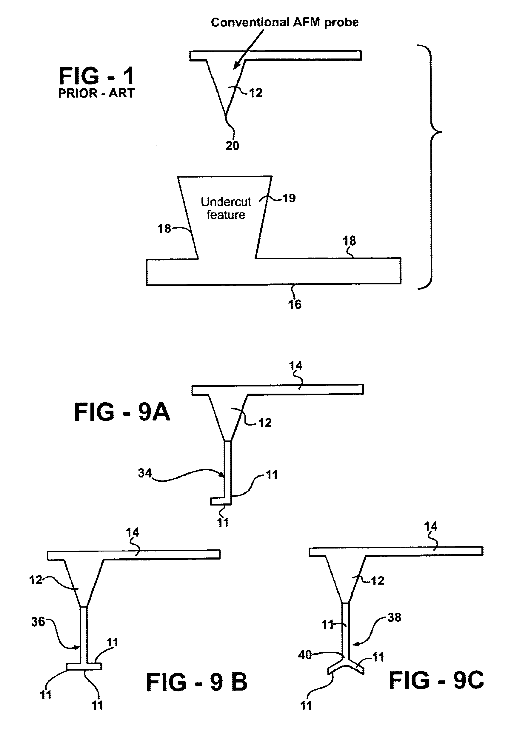 Method of producing a branched carbon nanotube for use with an atomic force microscope