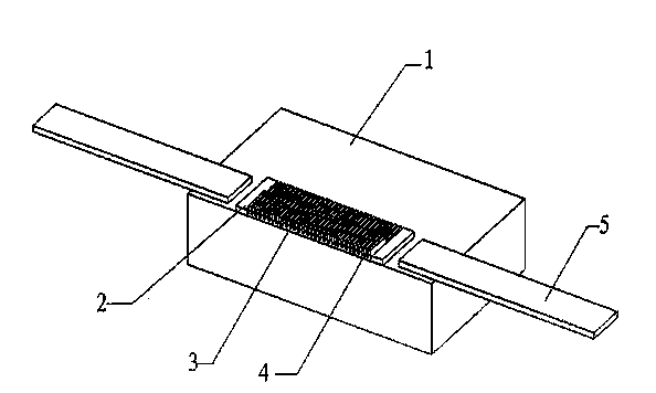 Packaging method of semiconductor laser array single chip