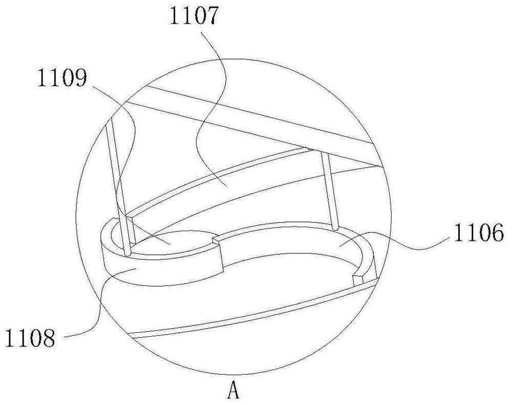 Rubber part recycling treatment device