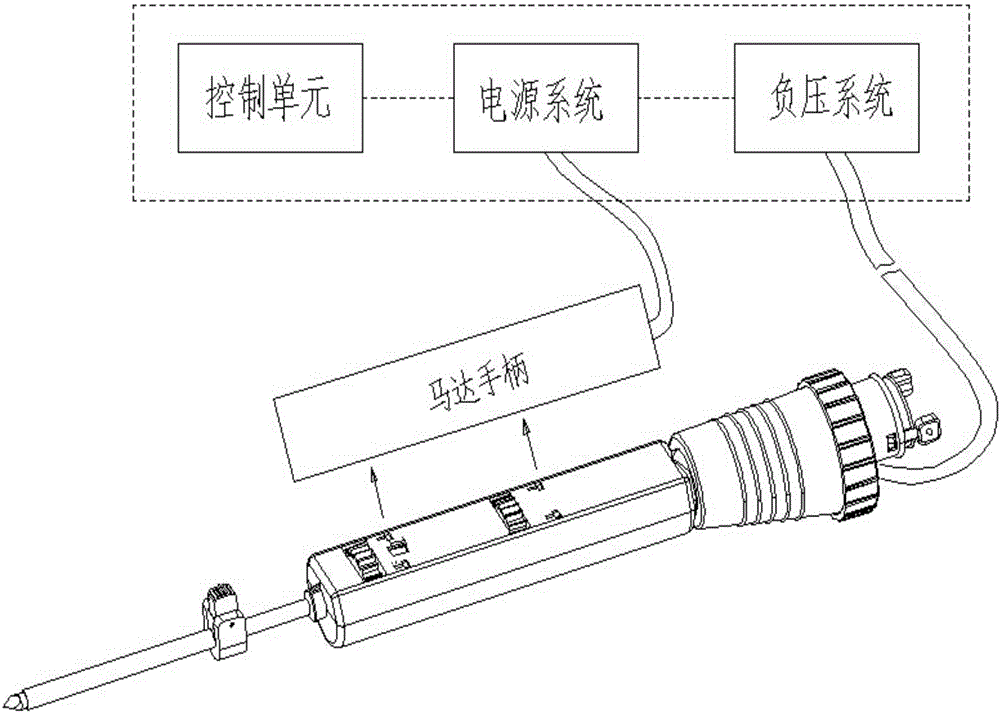 Cutting needle advancing and retreating structure of rotary-cut needle and rotary-cut needle with same