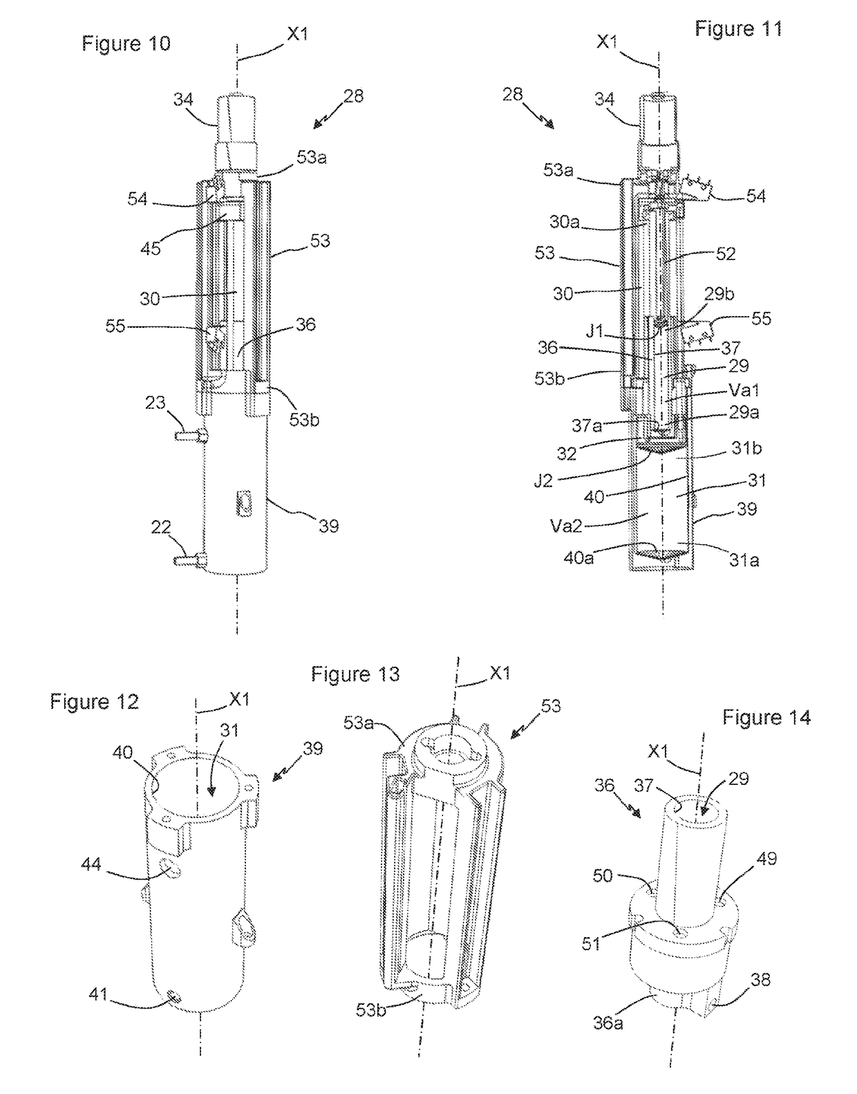 Machine for dispensing beverages from a pod, comprising a device for the synchronized injection of two volumes of air