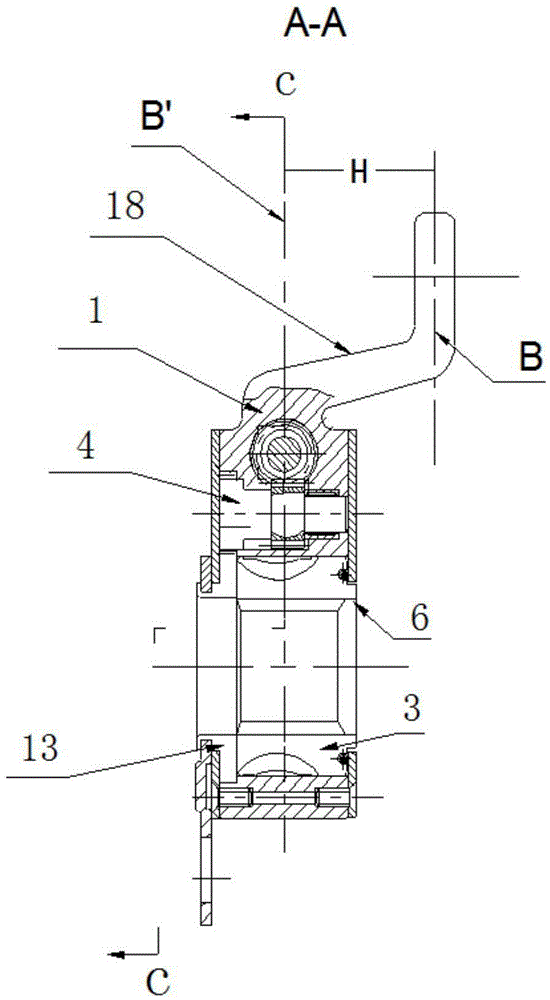 Novel bevel gear vehicle brake clearance automatic adjusting arm