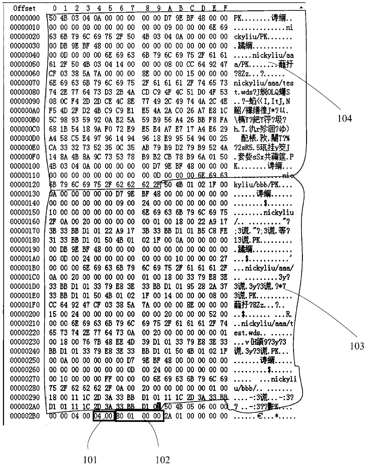 Method and device for decompressing files