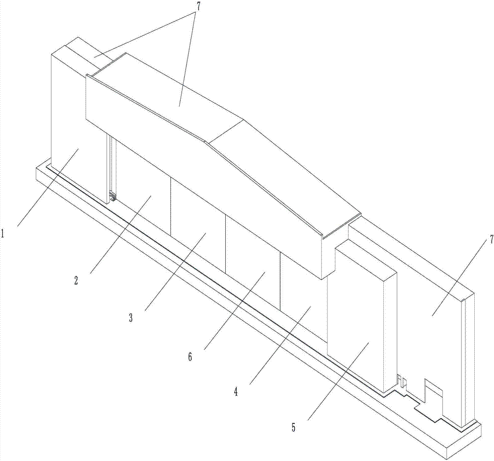 Variable-rail insulation door
