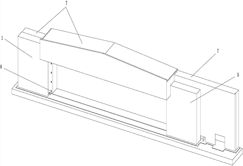 Variable-rail insulation door