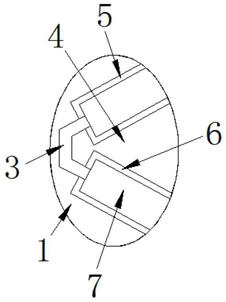 An underground continuous wall of interlocking prefabricated piles