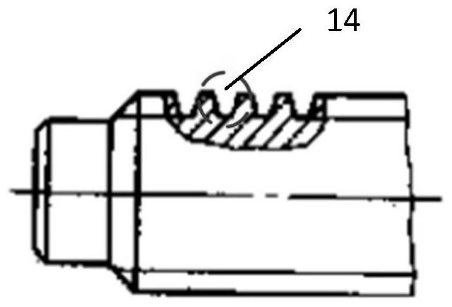A method and system for machining threads on the surface of hard and brittle materials