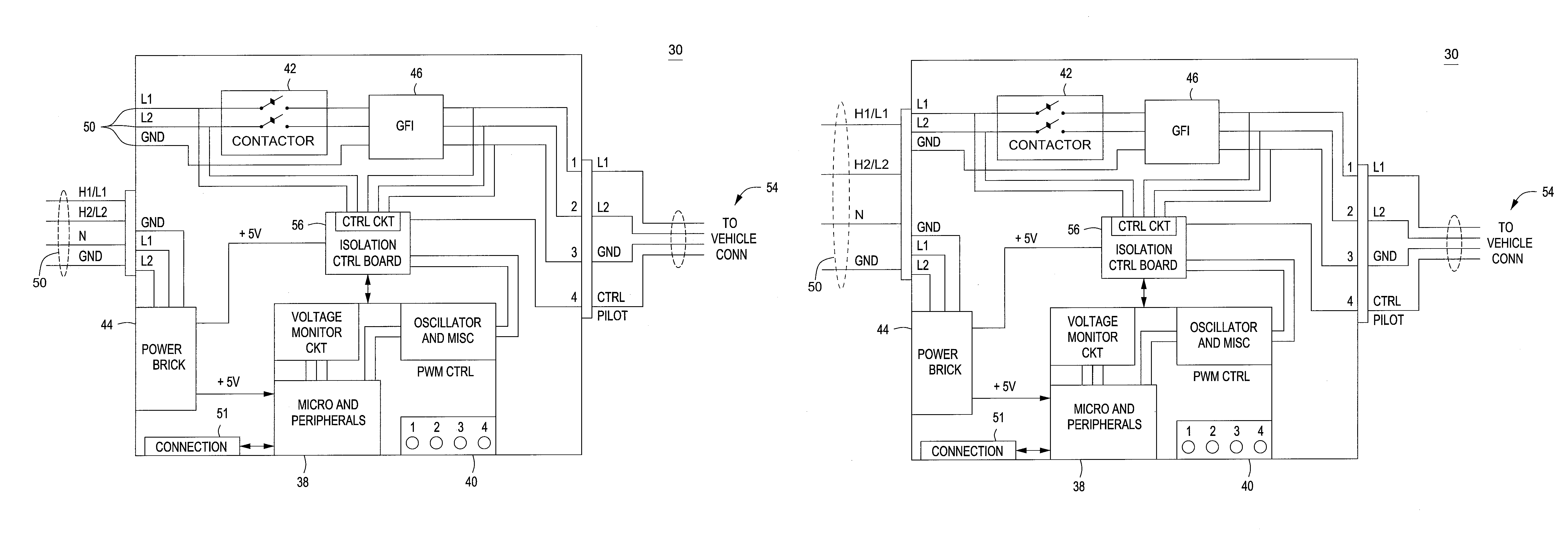 Electric vehicle supply equipment having a socket and a method of charging an electric vehicle