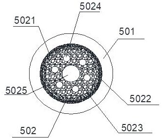 A glass kiln flue gas desulfurization, denitrification and dust removal integrated device and process