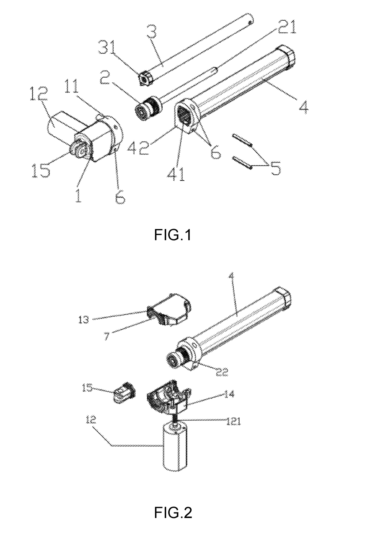 Modular electric linear actuator facilitating assembly and disassembly