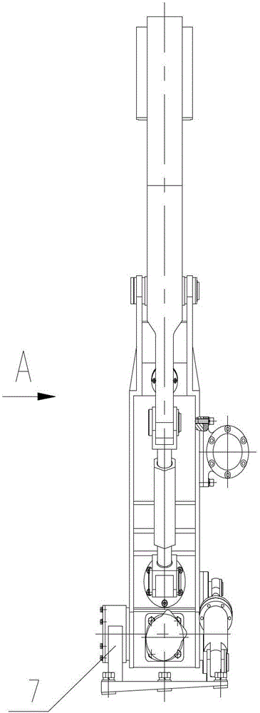 Device for clamping vehicle-mounted large-diameter cylinder