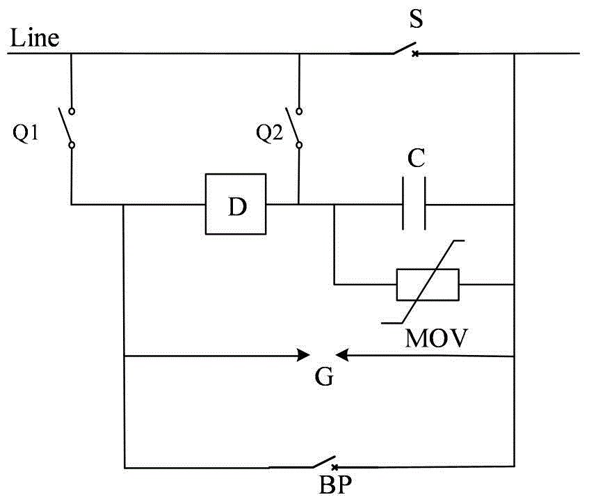 Latent series capacitor compensation device