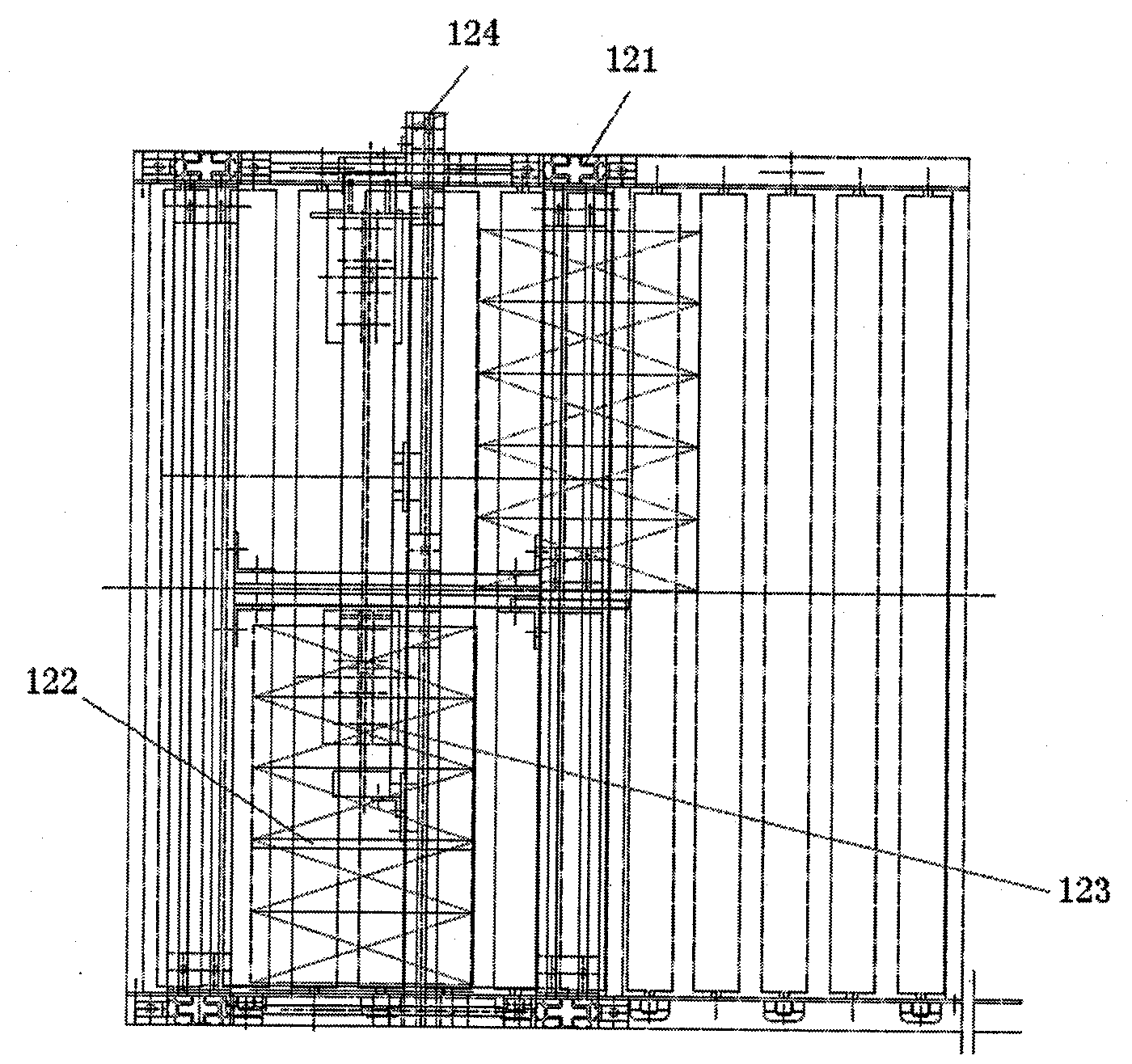 Automatic case unpacking machine