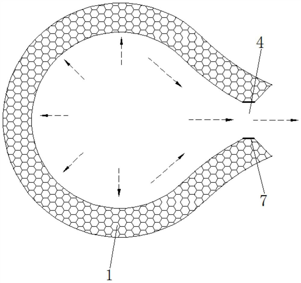 Novel anti-backflow ureteral stent