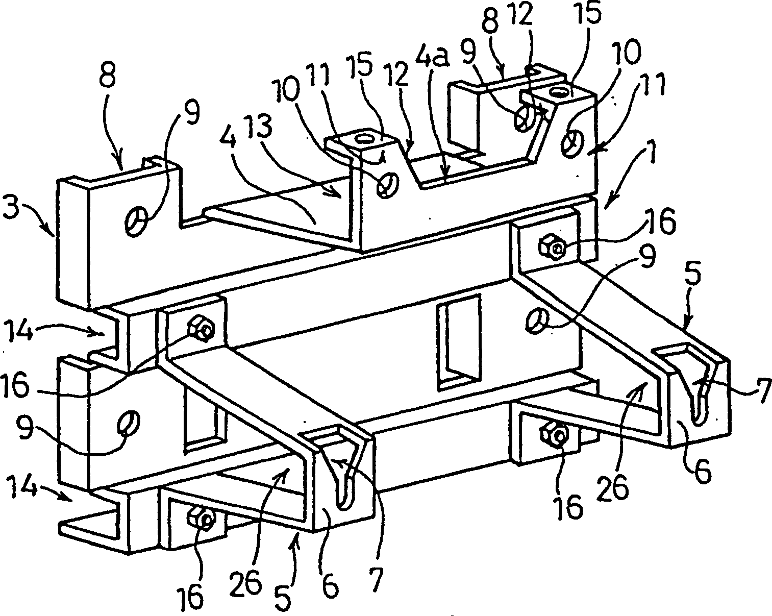 Support for fitting out door unit of split air conditioner
