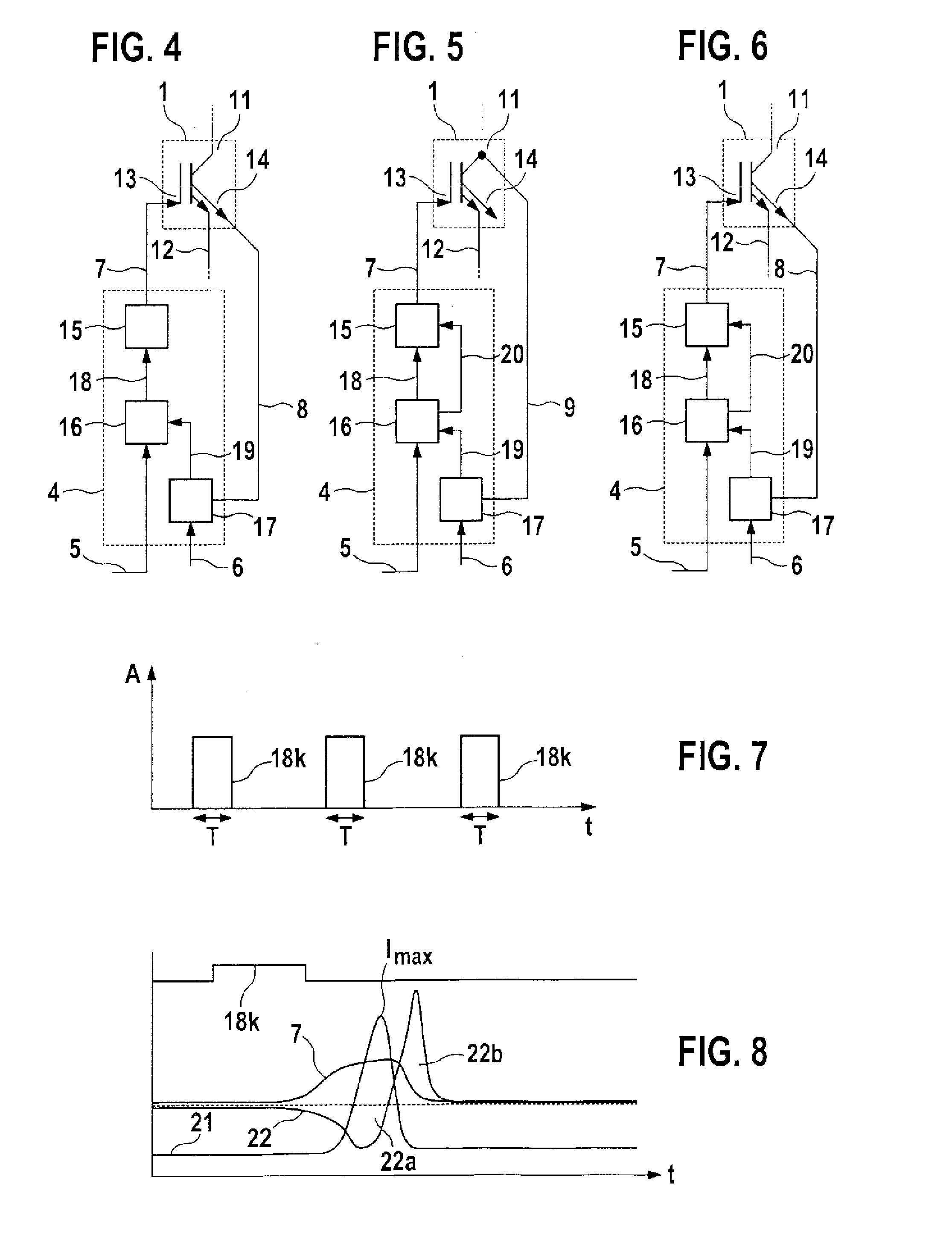 Control apparatus for semiconductor switches of an inverter, and method for driving an inverter