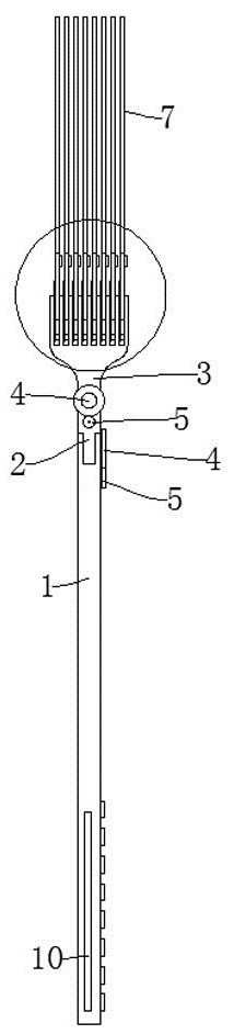 A portable retractable bagging device for grape planting