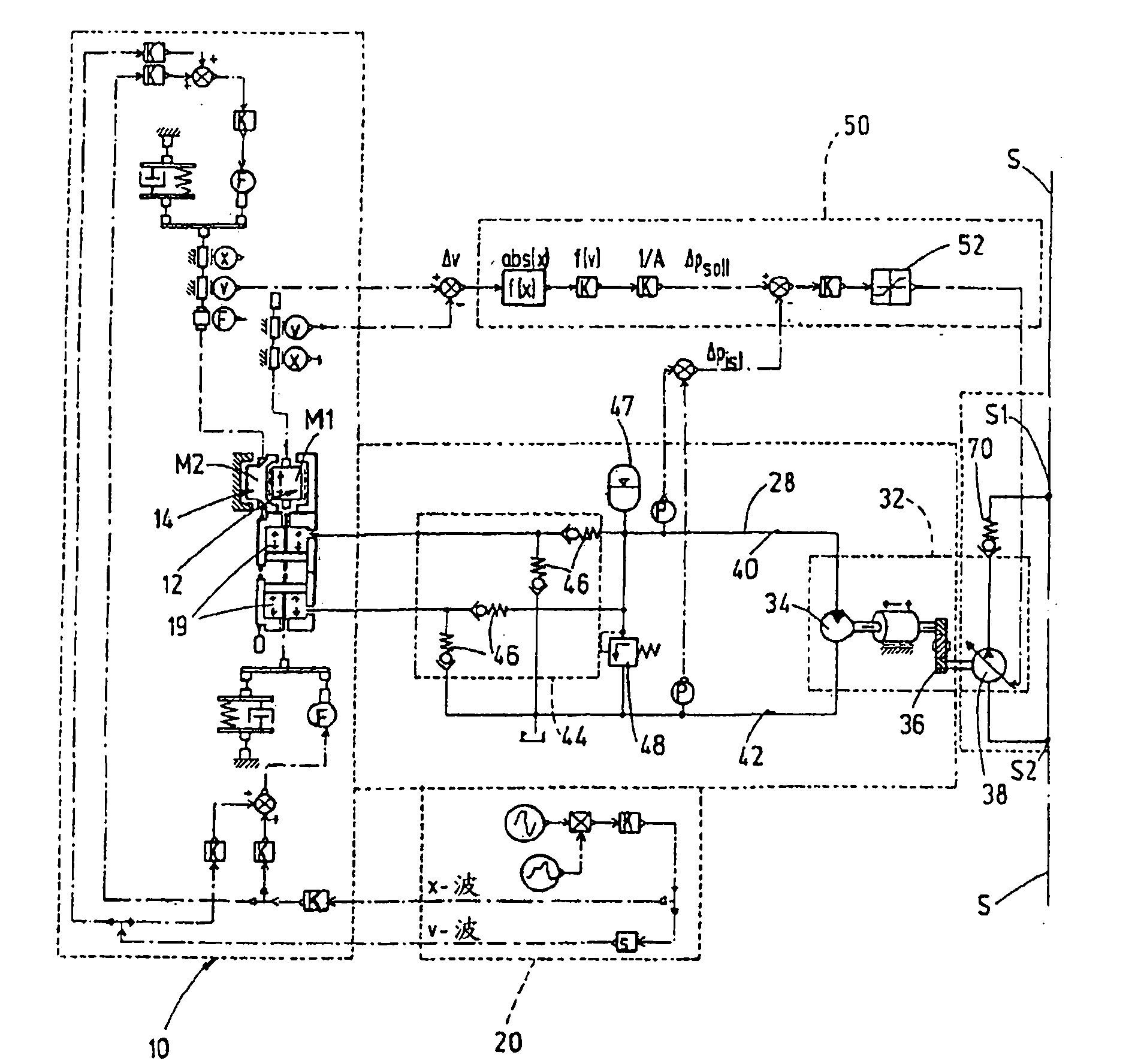 Energy converting device for converting wave energy into electric energy