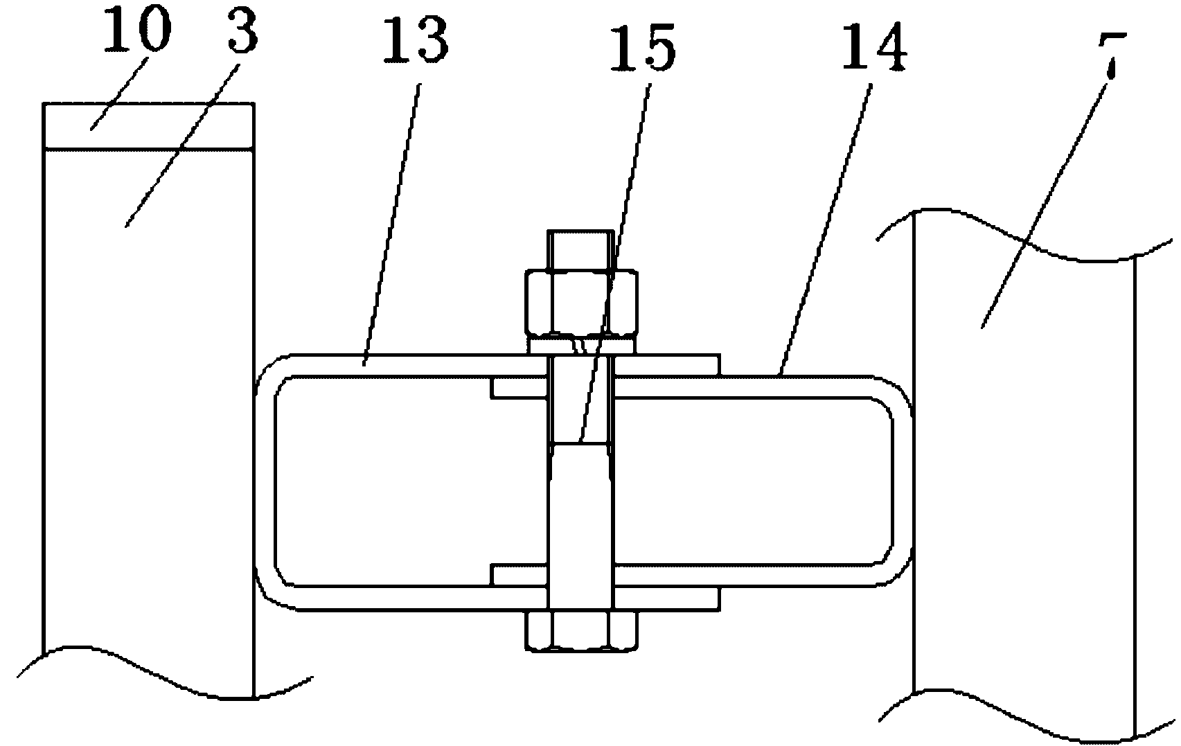 Straw-pressing expansion-cutting type active no-tillage anti-blocking device