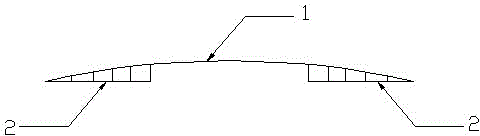 Rapid construction method of steel arch bridge