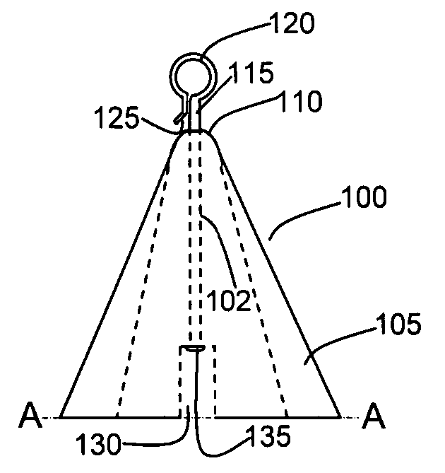 Slip-on hydrodynamic symmetrical fishing sinker