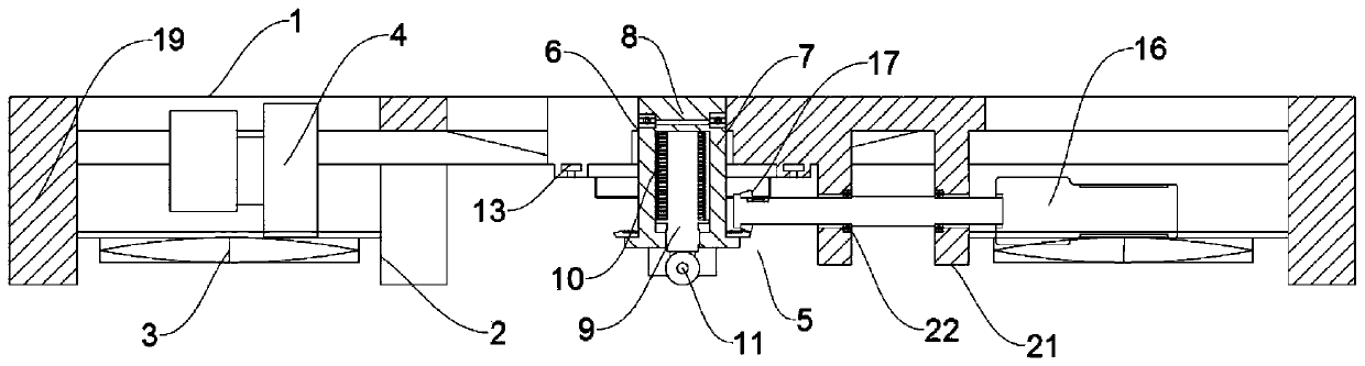 Turntable air cushion vehicle for stage