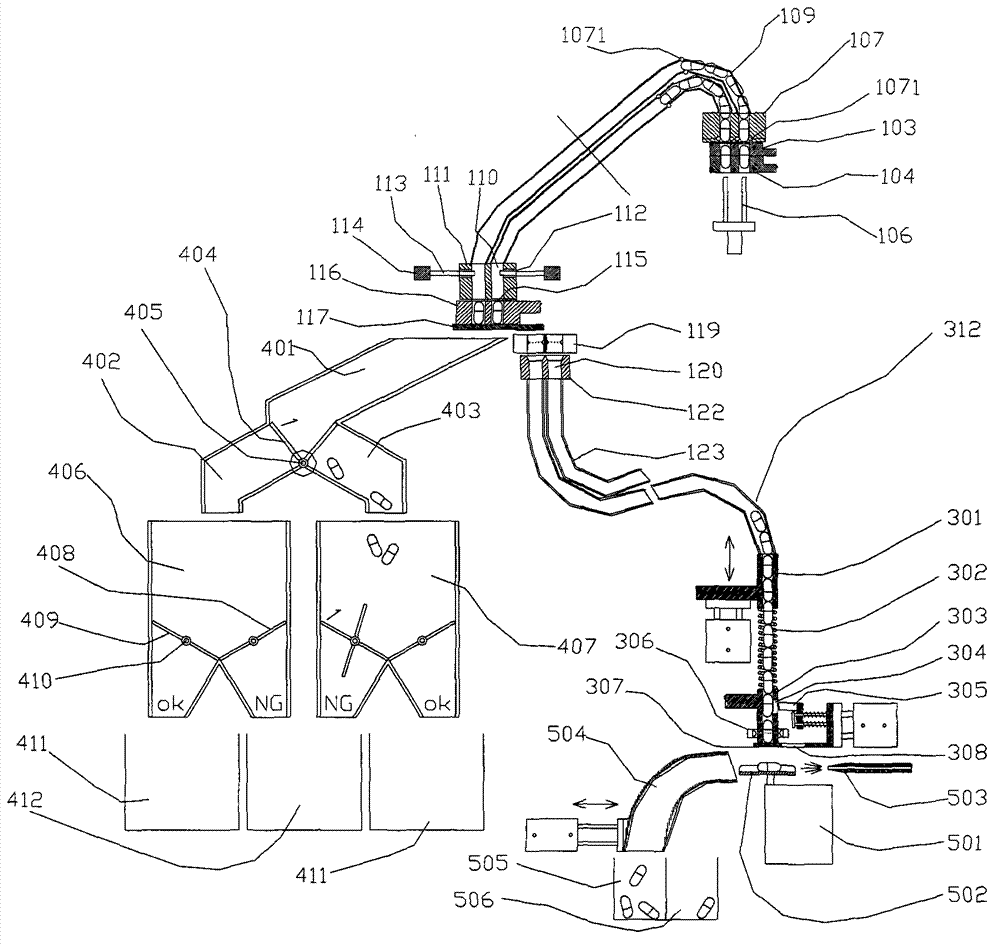 Object sampling method and object sampling equipment capable of distinguishing die hole