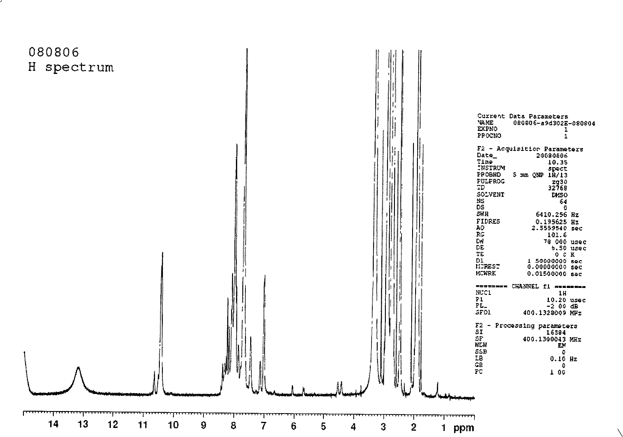 Forerunner composition of polyimide and method for preparing polyimide
