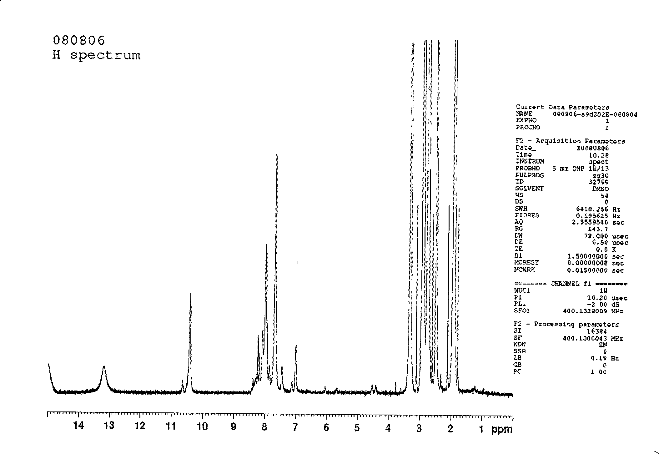 Forerunner composition of polyimide and method for preparing polyimide