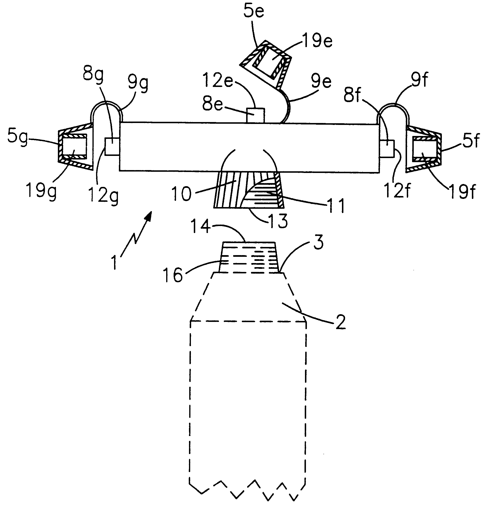 Method and device for multi-capped paste dispenser