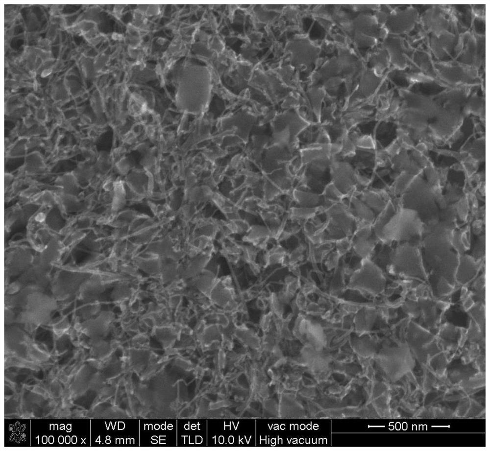 Ferrosilicon composite negative electrode material and preparation method thereof