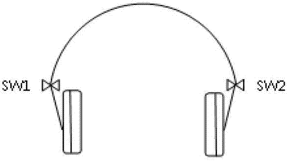 Active folding type earphone as well as turning on and off method and device thereof