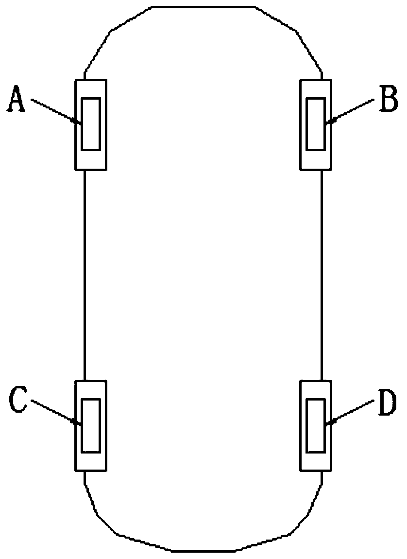 Multi-sensor communication method used for tire pressure detection