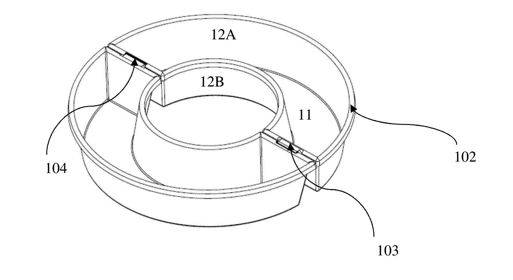 Sectional planter with tongue and groove interlocking device