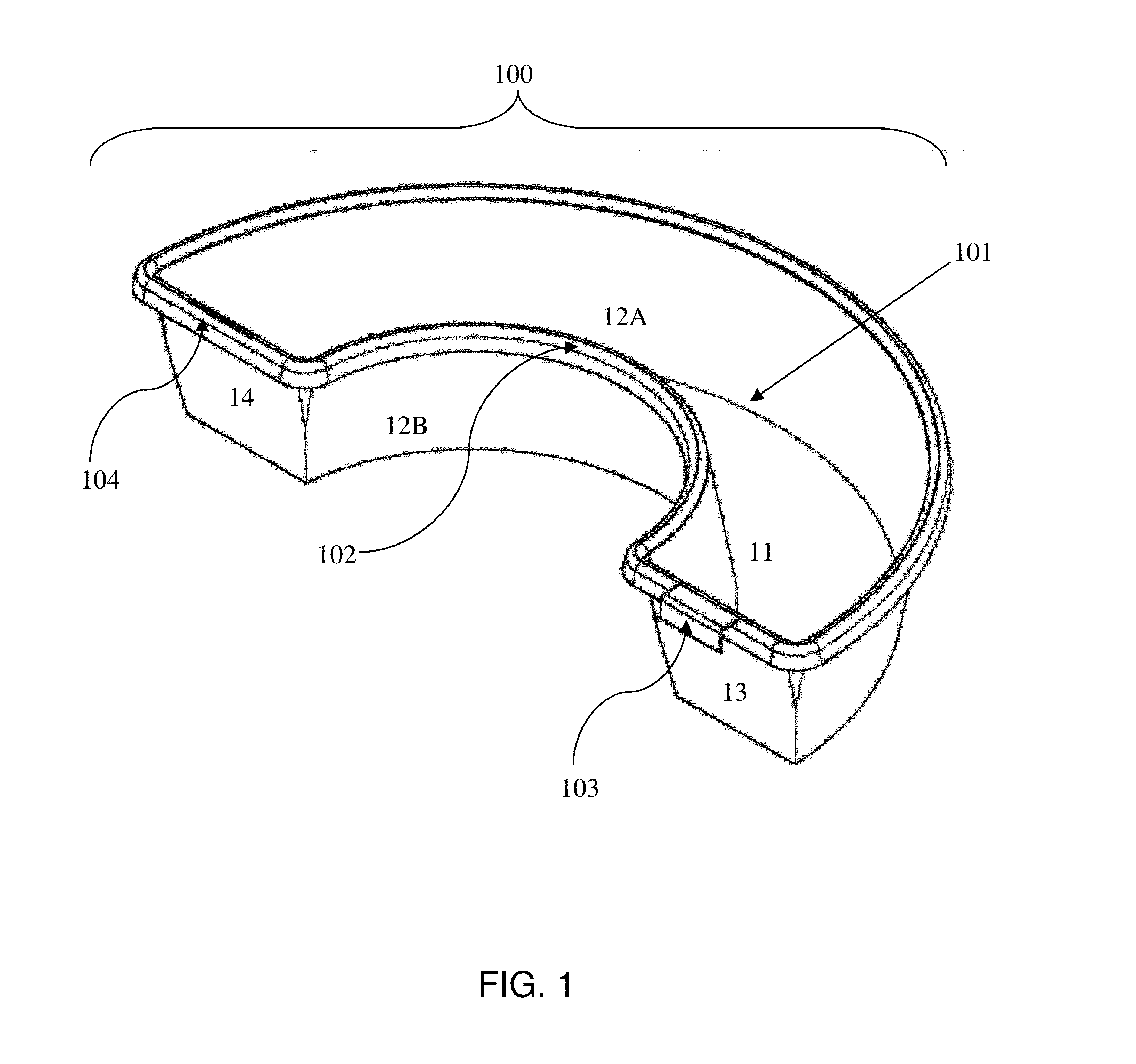 Sectional planter with tongue and groove interlocking device